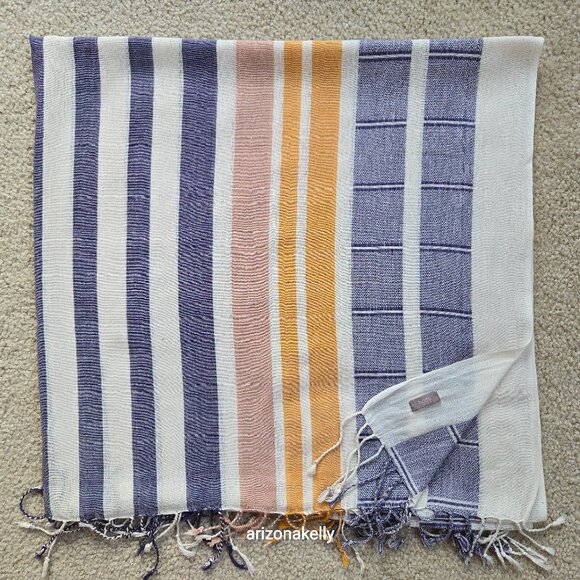 Hoss Intropia Accessories - Hoss Intropia Huge Stripe Scarf Shawl Wrap